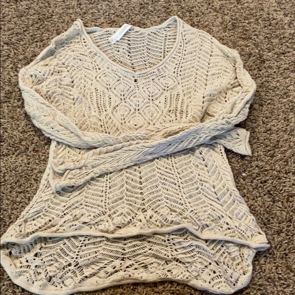 See through sweater